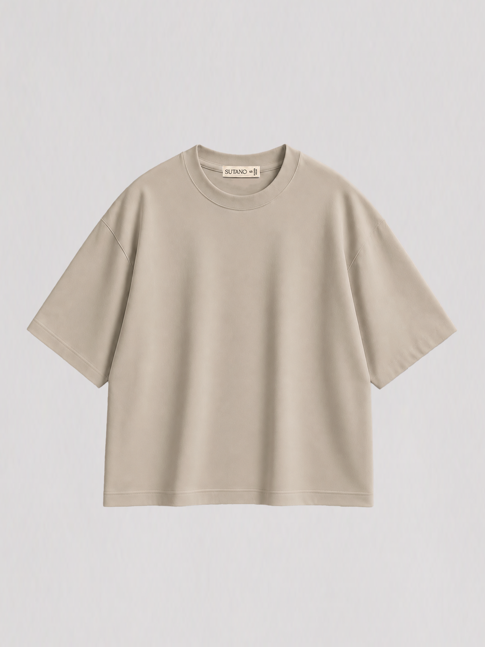 Polo Boxy fit en color Dune
